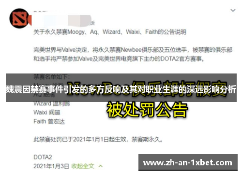 魏震因禁赛事件引发的多方反响及其对职业生涯的深远影响分析
